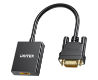 Unitek Adapter VGA - HDMI  (1080P/60Hz, 15cm) - 1291427 - zdjęcie 4